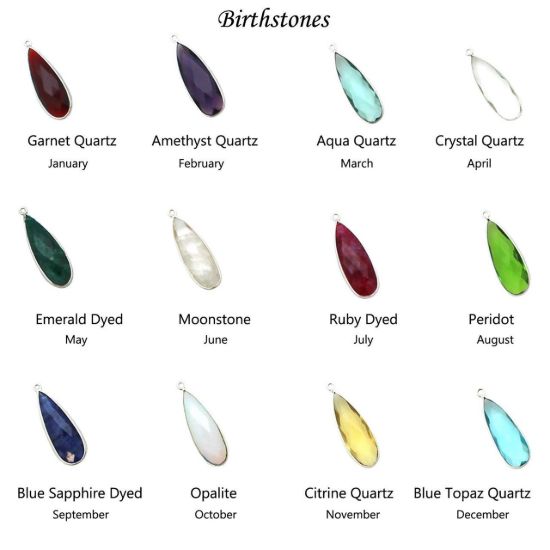 Wholesale Sterling Silver Textured Square Elongated Teardrop Gemstone Earrings (Sold Per Pair)