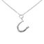 Wholesale Sterling Silver Horseshoe Charm Necklace -16"