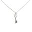 Wholesale Sterling Silver Heart Key Charm Necklace -16"