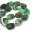 Wholesale Ruby Zoisite Beads - 20x16mm Smooth Wavy Oval (Sold Per Strand)