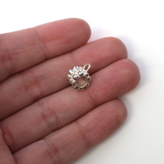 Wholesale 925 Sterling Silver Round Ribbon Bail (1 pc)