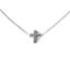 Wholesale Sterling Silver Tiny Cross Charm Necklace - 16"