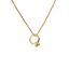 Wholesale Gold Over Sterling Silver Promise Ring Charm Necklace - 16"