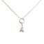 Wholesale Sterling Silver Eiffel Tower Charm Necklace - 16"