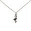 Wholesale Sterling Silver Flamingo Charm Necklace - 16"