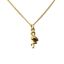 Wholesale Gold Over Sterling Silver Flamingo Charm Necklace - 16"