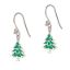 Wholesale Sterling Silver Christmas Tree Earrings (Sold Per Pair)