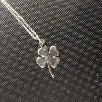Wholesale Sterling Silver Big Shamrock Charm Necklace