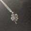 Wholesale Sterling Silver Big Shamrock Charm Necklace