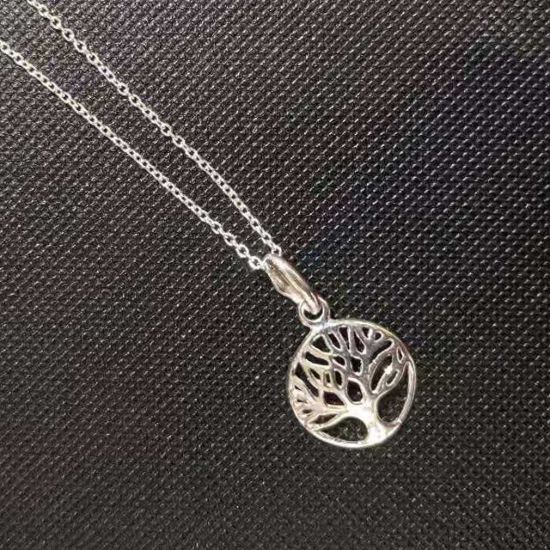 Wholesale Sterling Silver Tree of Life Charm Necklace