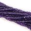 Wholesale Semi-Precious Gemstone Beads - 2.5- 3mm Faceted Rondelle  - Amethyst - February Birthstone