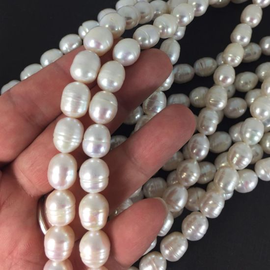 Wholesale Freshwater Pearl Strand 12-13mm Creamy White Round Shape Pearl Wholesale Pearls for Beading and Jewelry Making