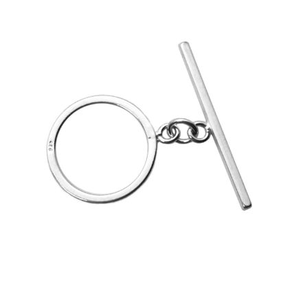 Wholesale Sterling Silver Simple Round Toggle with Bar (Sold set)