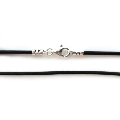 Wholesale Black Leather Cord Necklace - 1.5mm