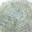 Wholesale March Birthstone-Gemstone Beads -- Aquamarine  Plain Button Beads (3-5 mm) 14 inches
