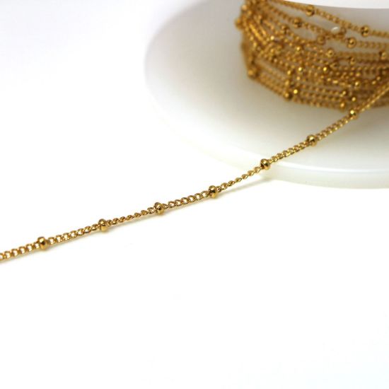 Wholesale Gold Filled Satellite Bead Chain By the Foot