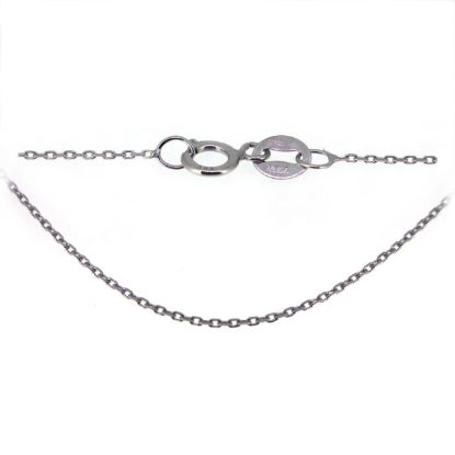 Wholesale 14K White Gold Necklace - Tiny Cable Chain - 18 inches