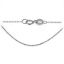Wholesale 14K White Gold Necklace - Tiny Cable Chain - 18 inches