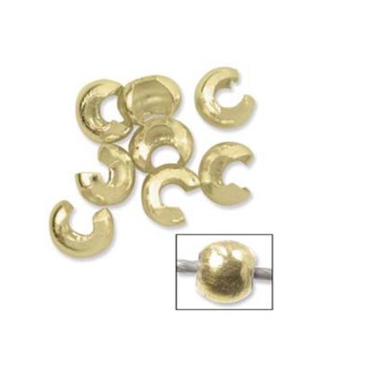 Wholesale 1/20 14K Gold filled Crimp Bead Cover - 3mm (sold per 20 pcs)