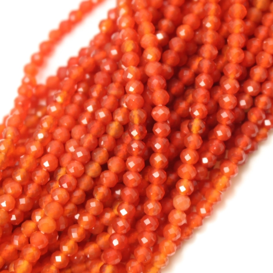 Wholesale Semi Precious Genuine Carneline Gemstone Bead Strands for Beading and Jewelry Making Genuine Gemstones