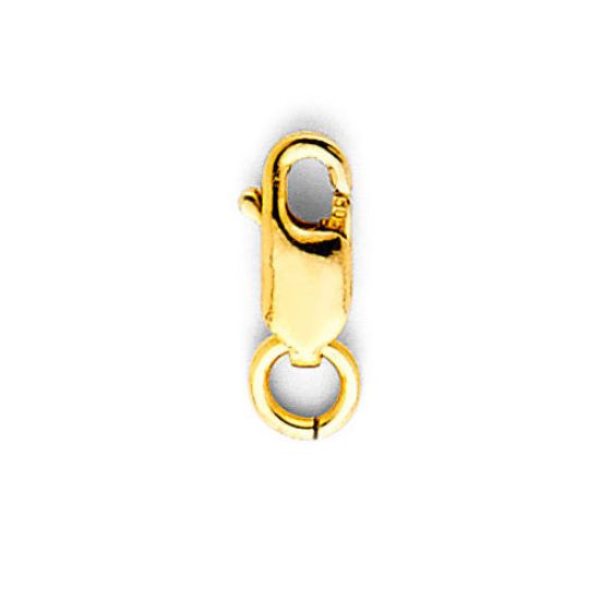 Wholesale 14K yellow gold rectangle lobster claw clasp 7mm