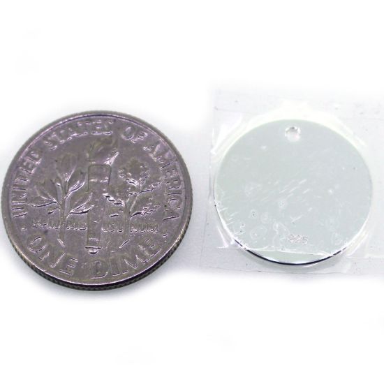 Wholesale Sterling Silver Round Stamping Blank - 15mm