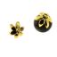 Wholesale Gold over Sterling Silver Small Flower Bead Cap Bail with Post - 7mm (1 pc)