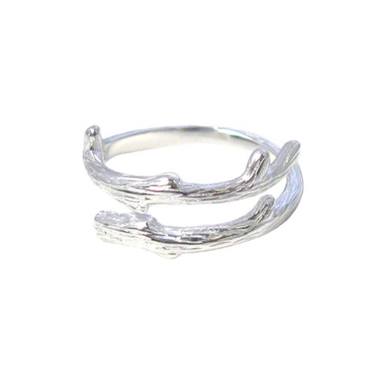 Wholesale 925 Sterling Silver Tree Branch Ring - Adjustable  Size(1 piece)