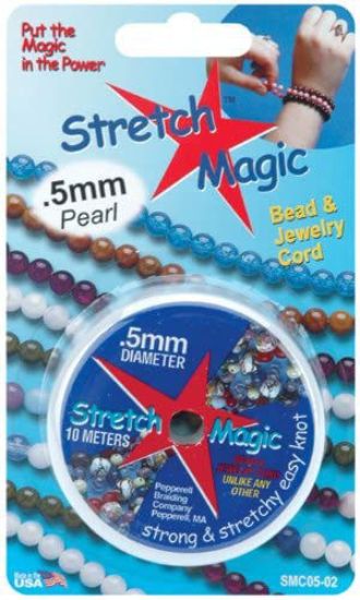 Wholesale Stretch Magic - Bead & Jewelry Cord - Pearl 0.5mm 10 Meters