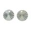 Wholesale Sterling Silver Textured Round Shape Charm 10mm (1 pcs)