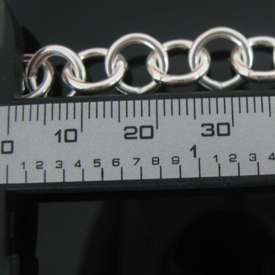 Wholesale Sterling Silver Bulk Chain - 9.5mm Chunky Round Cable Chain (sold per foot)