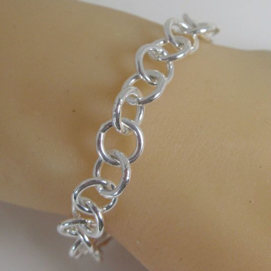 Wholesale Sterling Silver Bulk Chain - 9.5mm Chunky Round Cable Chain (sold per foot)