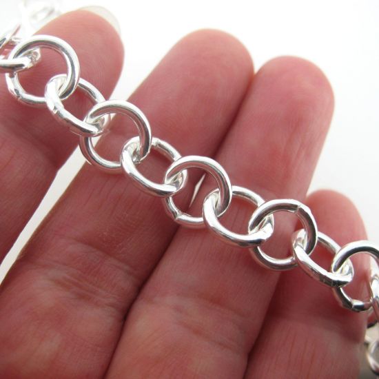 Wholesale Sterling Silver Finished Chain - Chunky Round Cable Chain