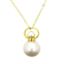 Wholesale Essential Oil Mini Series Bottle Necklace - Round Shape - Pearl