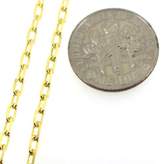Wholesale Gold over Sterling Silver Bulk Chain -  3mm Diamond Cut Box Chain (Sold by foot)