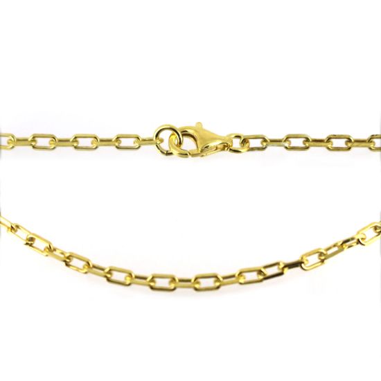 Wholesale Gold over Sterling Silver Finished Chain - Diamond Cut Box Chain