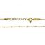 Wholesale Gold over Sterling Silver Finished Adjustable Chain Bracelet and Anklet with Extender -Satellite Chain