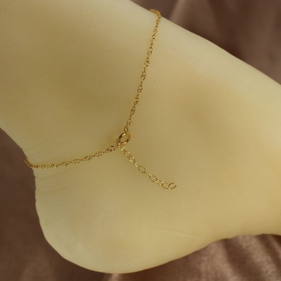 Wholesale 1/20 Gold Filled Finished Adjustable Chain Bracelet and Anklet- Light Cable Chain