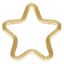 Wholesale 1/20 14k Gold Filled Plain STAR Charms - 10mm  OR 15mm (sold per piece)