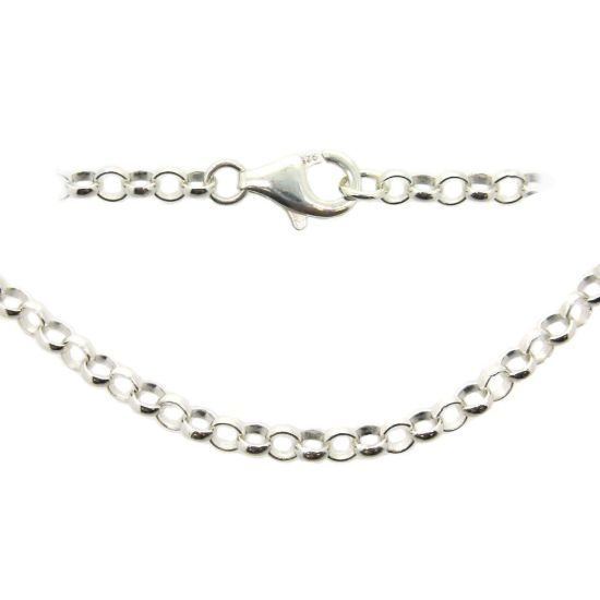Wholesale Sterling Silver Finished Chain - 3mm Rolo Chain
