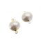 Wholesale Sterling Silver or Gold Plated Fresh Water Pearl Connectors - 10-11mm (sold per piece)
