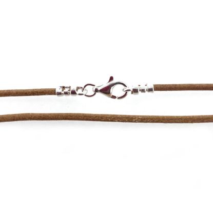 Wholesale Brown Leather Cord Necklace - 1.5mm