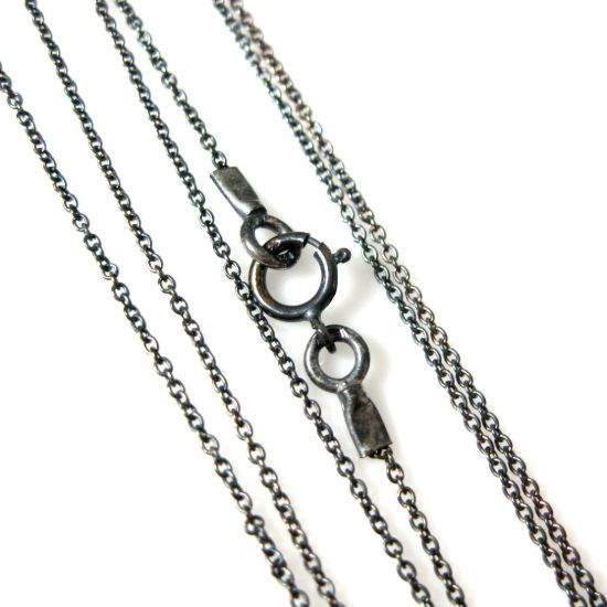 Wholesale Oxidized Sterling Silver Plain Tube Ends ,Crimp and Endings for Jewelry Making, Wholesale Findings