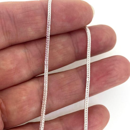 Wholesale Sterling Silver Bulk Chain - 1.2mm Fox Tail Chain (Sold per foot) 