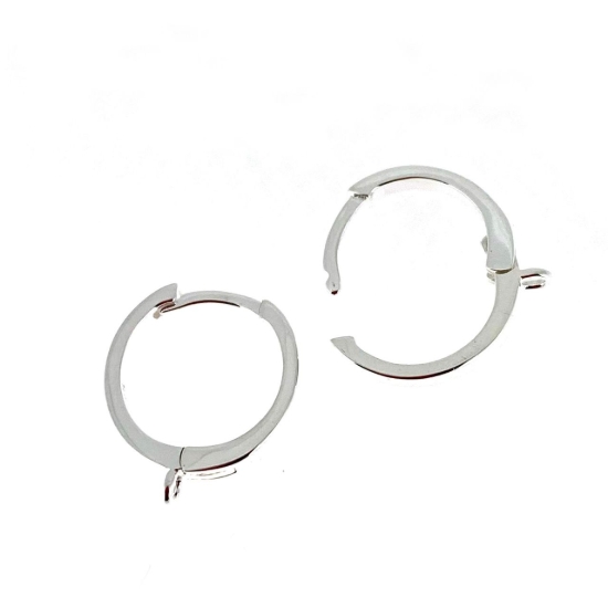 Wholesale Sterling Silver Strong Hoop Earrings for Jewelry Making, Wholesale Earwire and Findings