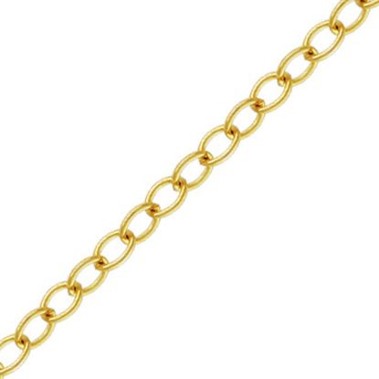 Wholesale Gold Filled Chain - 2 by 1.5mm Cable Oval (sold per foot)