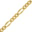 Wholesale 1/20 14k Gold Filled Bulk Chain - Fancy Figaro (sold per foot)
