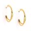 Wholesale Gold over Sterling Silver Fancy Double Hoop Earrings