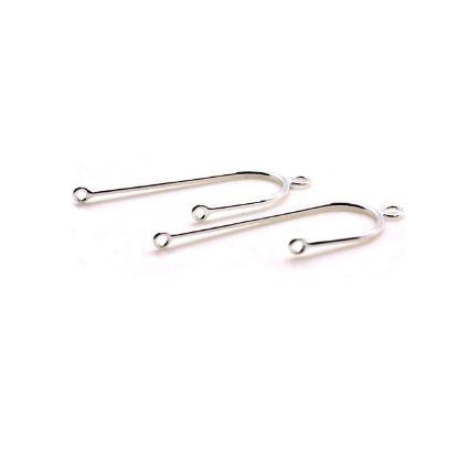 Wholesale 925 Sterling Silver U Shape Charm ( sold per pair) 
