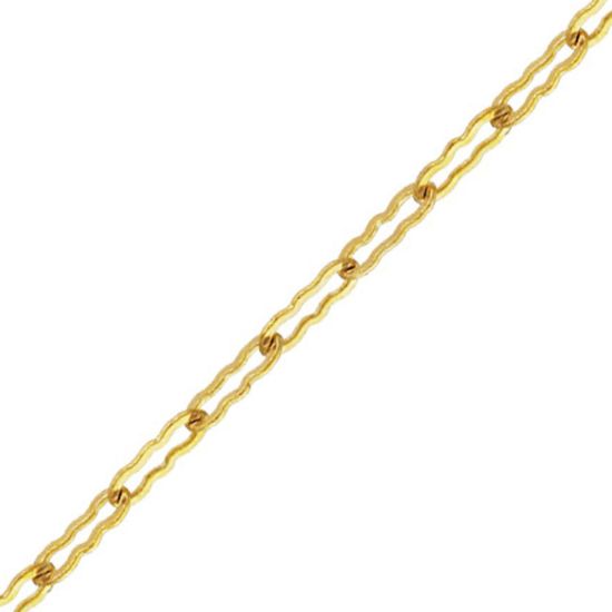 Wholesale 1/20 14k Gold Filled Bulk Chain - Krinkle Chain  (sold per foot) 